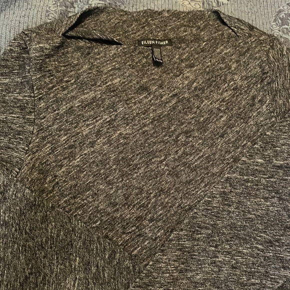 Eileen Fisher - black sweater tunic - Picture 1 of 4